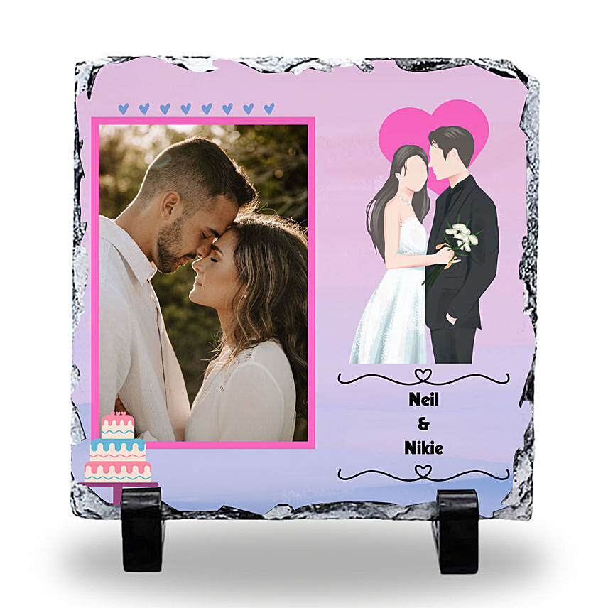 Personalised Bride and Grooms Frame: Personalised Gifts