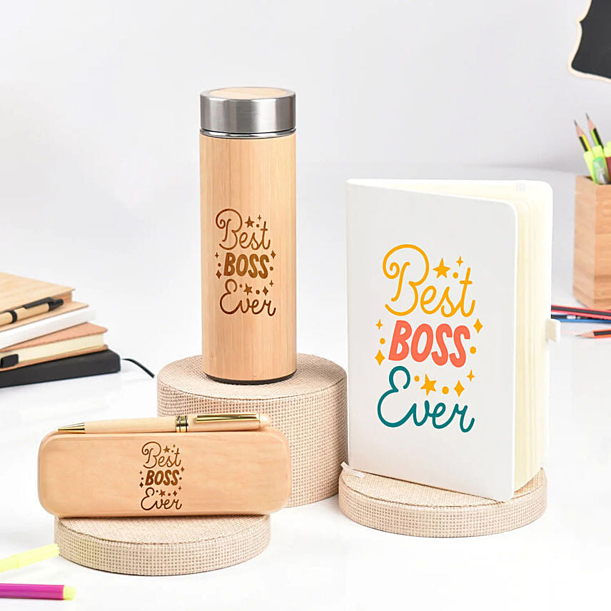 Best Boss Bottle Diary & Pen: Unique Gifts for Boss
