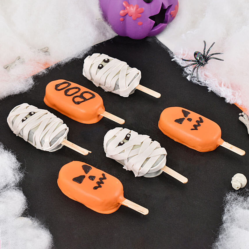 Halloween Cake Pops Set Of 6: Halloween Cakes