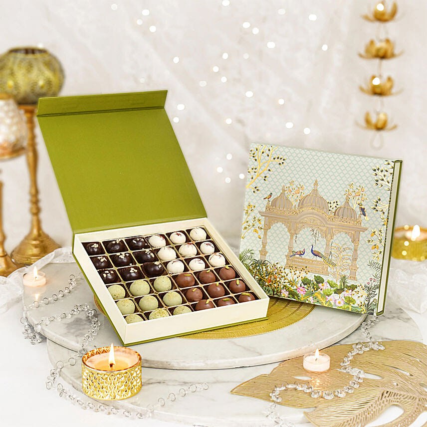 Chocolate Coated Gulabjamun Big Box: Raksha Bandhan Sweets