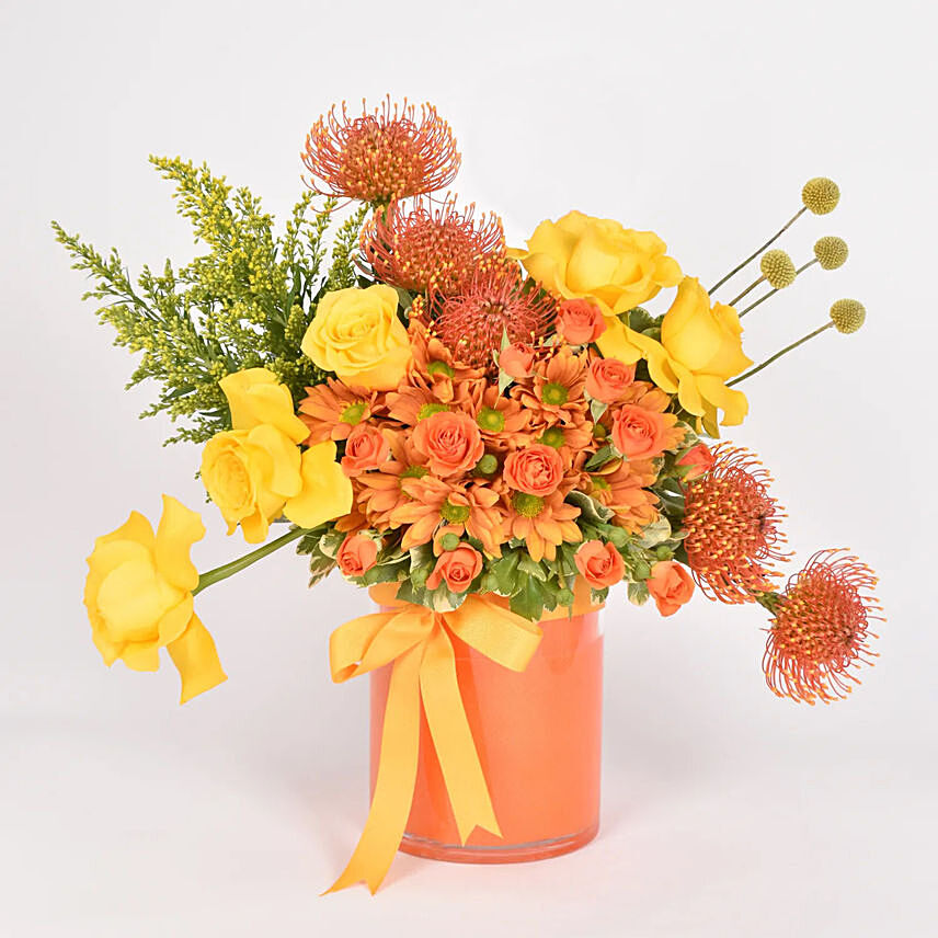 Joy Flowers Vase: Send Birthday Flowers 