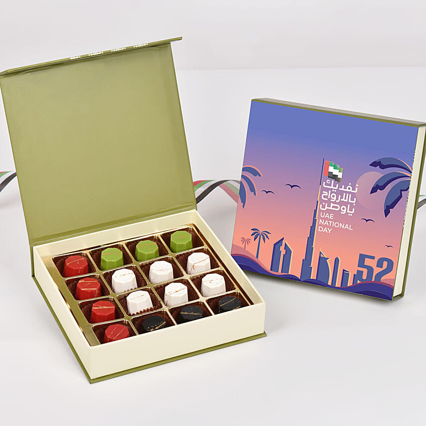 Happy National Day Chocolate Box Small: National Day Gifts