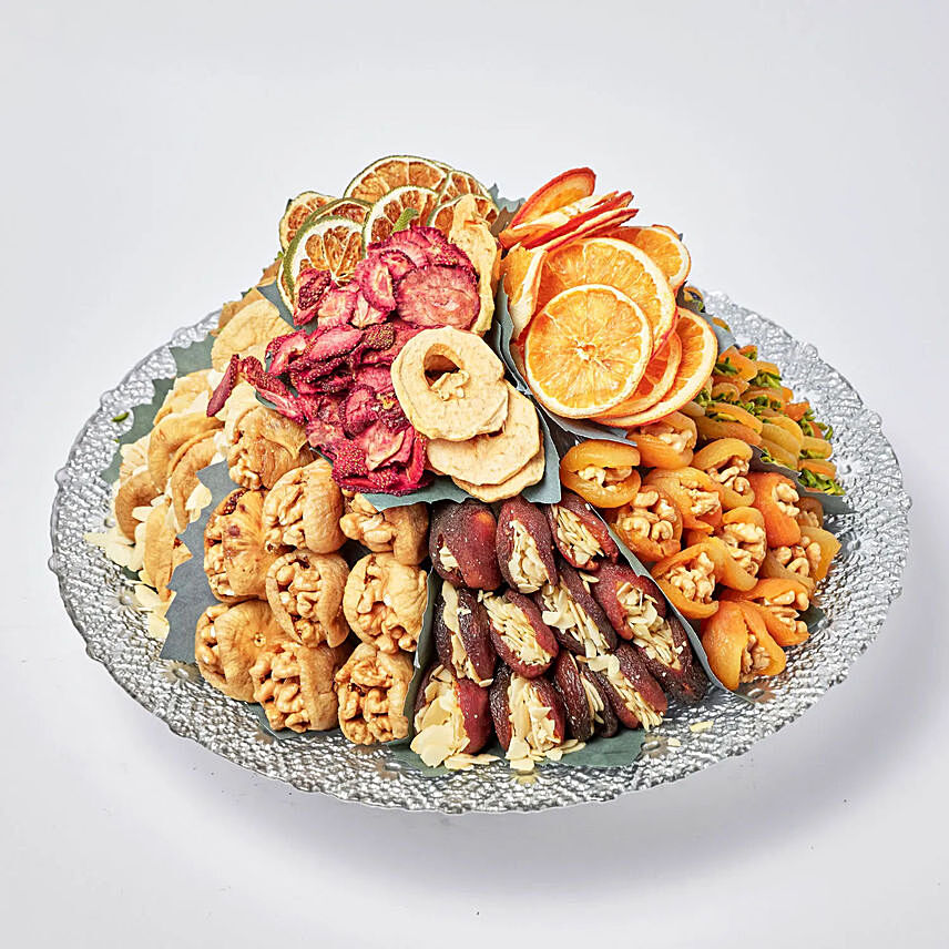 Assorted Platter of Stuffed Fig and Dried Fruit: Sweets in Sharjah