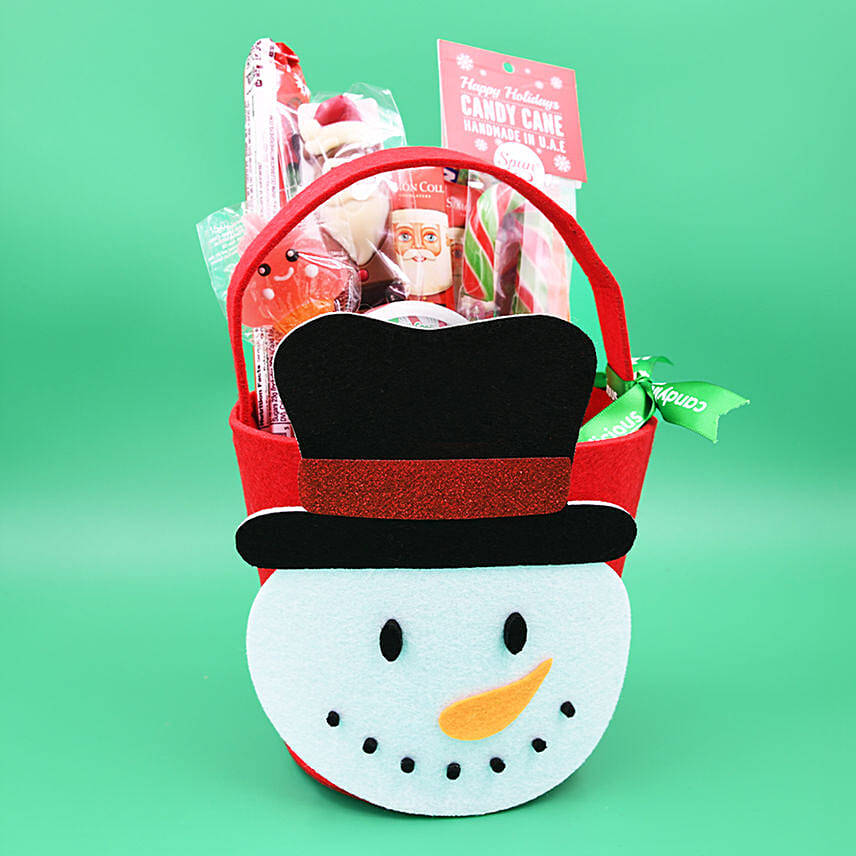 Candylicious Snowman Hamper Regular: 