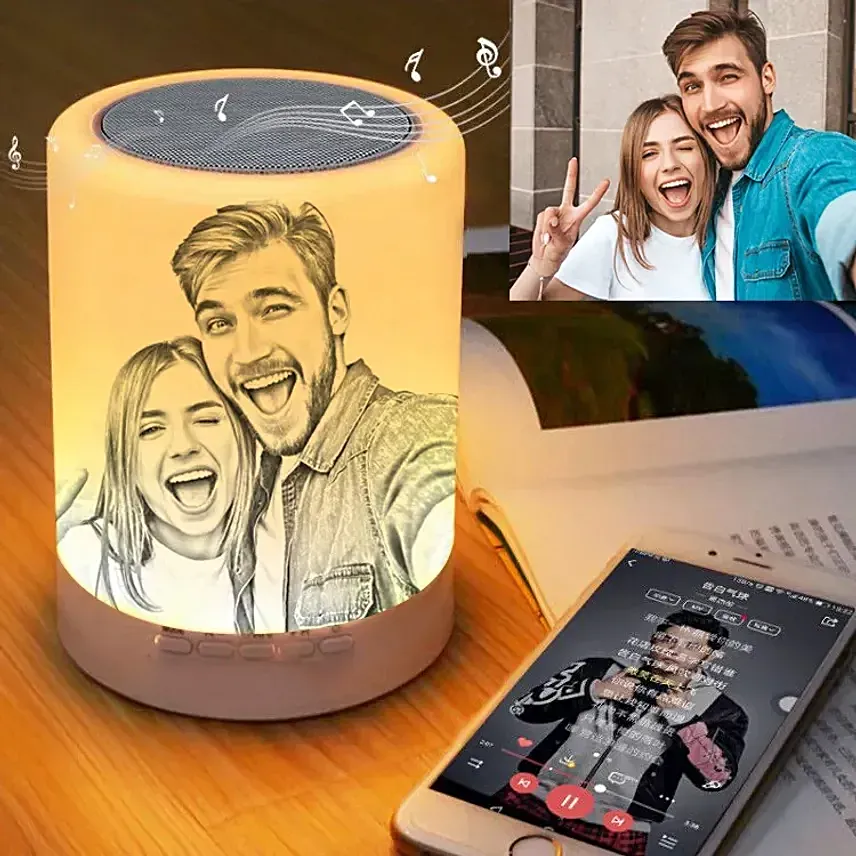 Sketch Personalized Bluetooth Lamp: Fashion & Lifestyle Gifts For Birthday