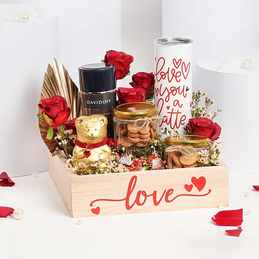 Love You a Latte Hamper: Valentines Gifts For Him