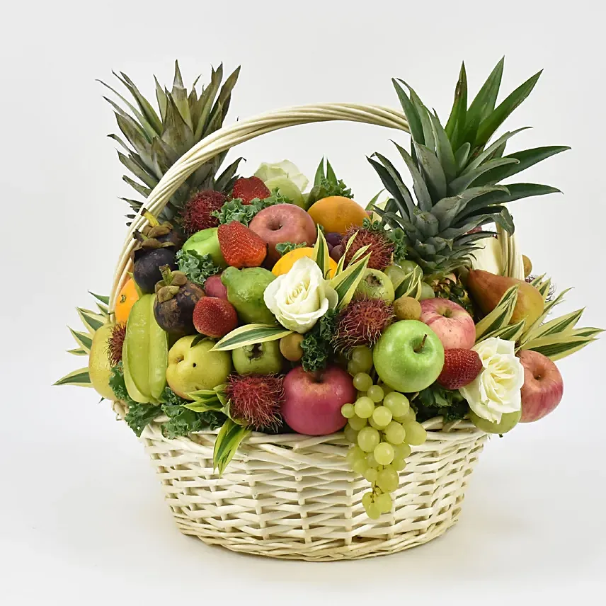 Exotic Fruits Basket Big: Mid Autumn Festival Gift Ideas