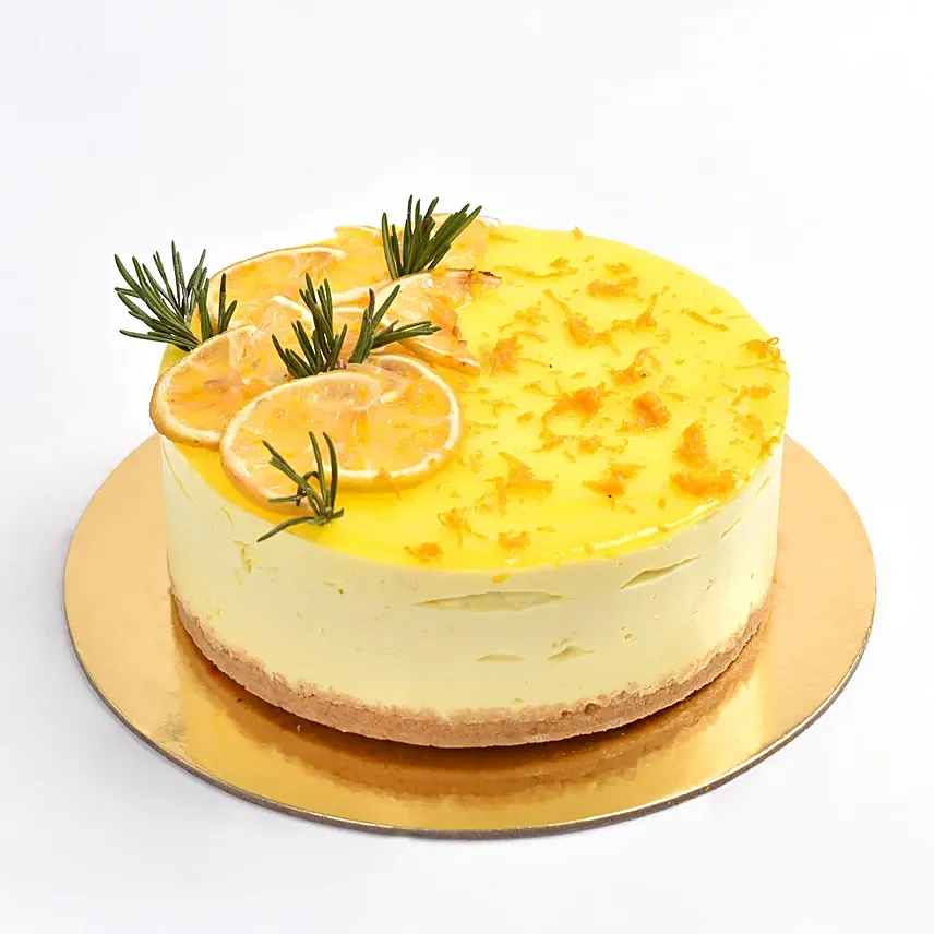 Exotic Lemon Cheese Cake: Cake Delivery in Ras Al Khaimah