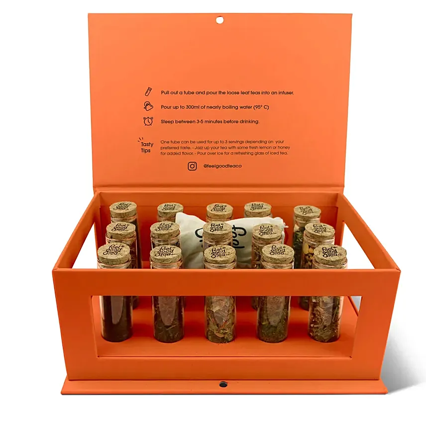 Feel Good Tea Discovery Box Orange: Thanksgiving Gifts : 1 Hour & Same Day Delivery