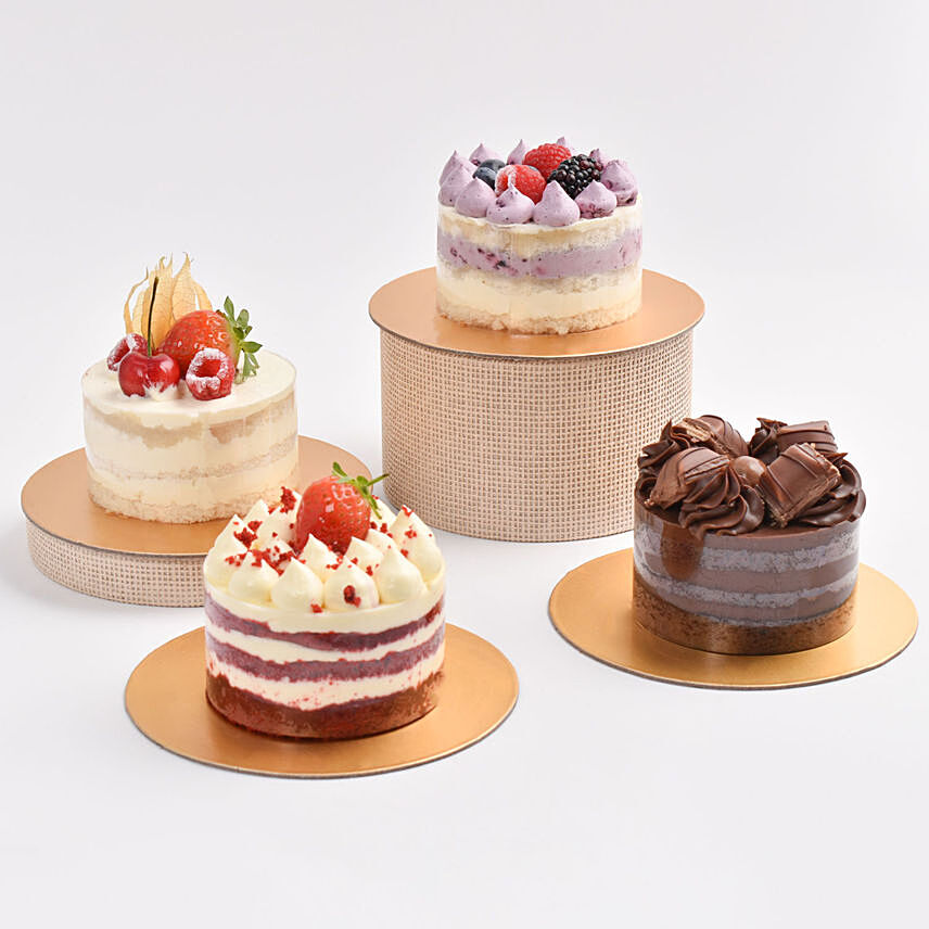 Flavorful Quartet Fantasia: Red Velvet Cake