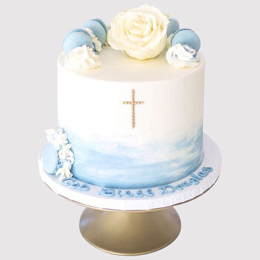 Floral Christening Cake: Christening Cakes for Boys/Girls