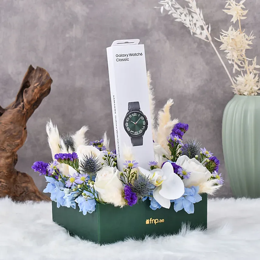 Galaxy Watch 6 with Flowers: Accessories for Her