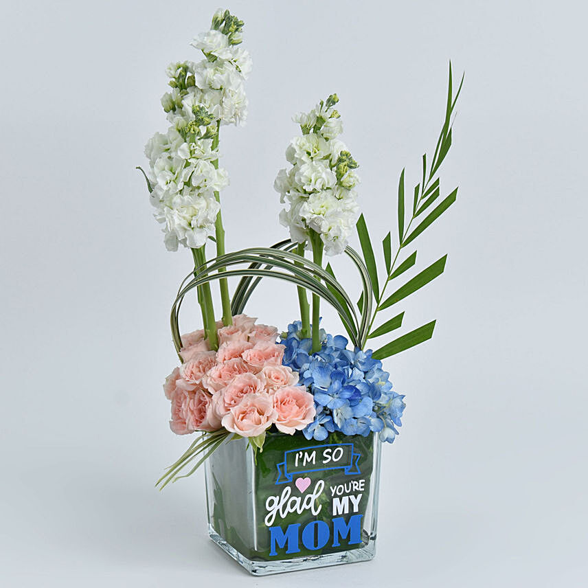 Glad You Are My Mom Flower: Hydrangeas