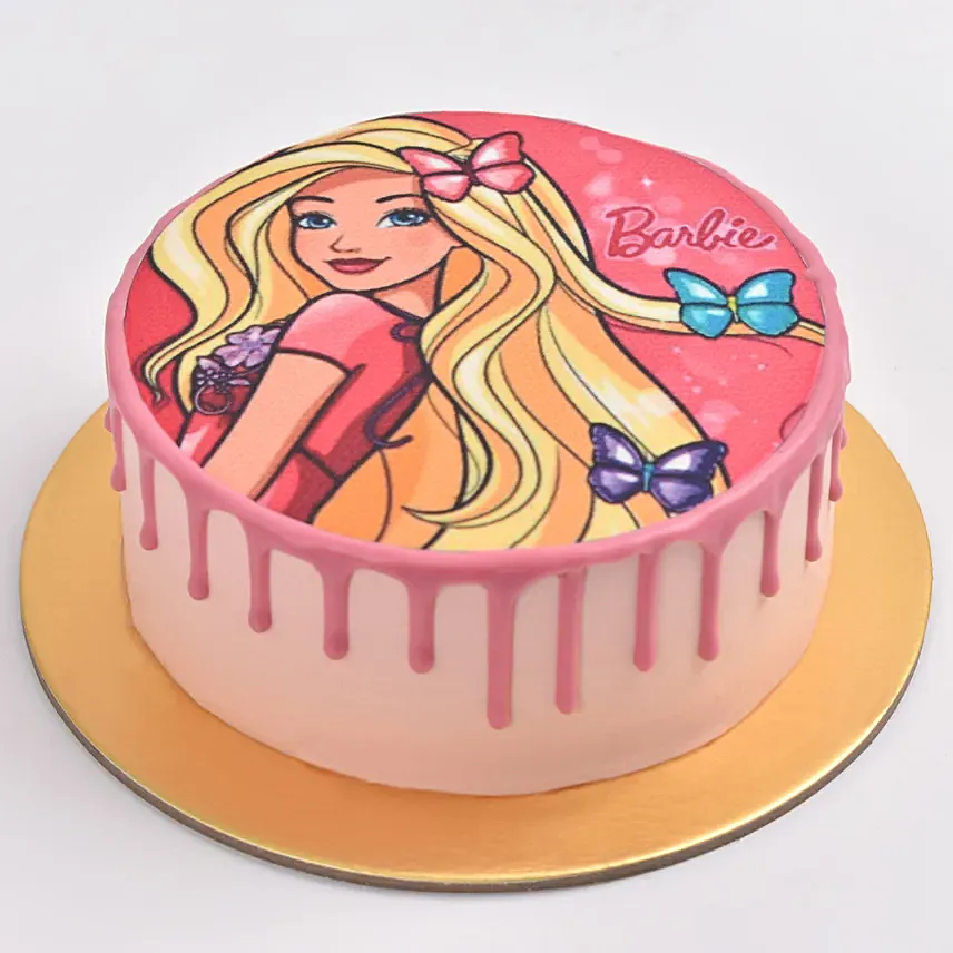 Glamouricious Barbie Cake: Red Velvet Cake Dubai