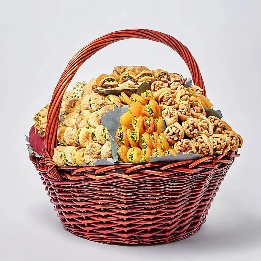 Gourmet Celebration basket: Dry fruit Hampers for Mothers Day