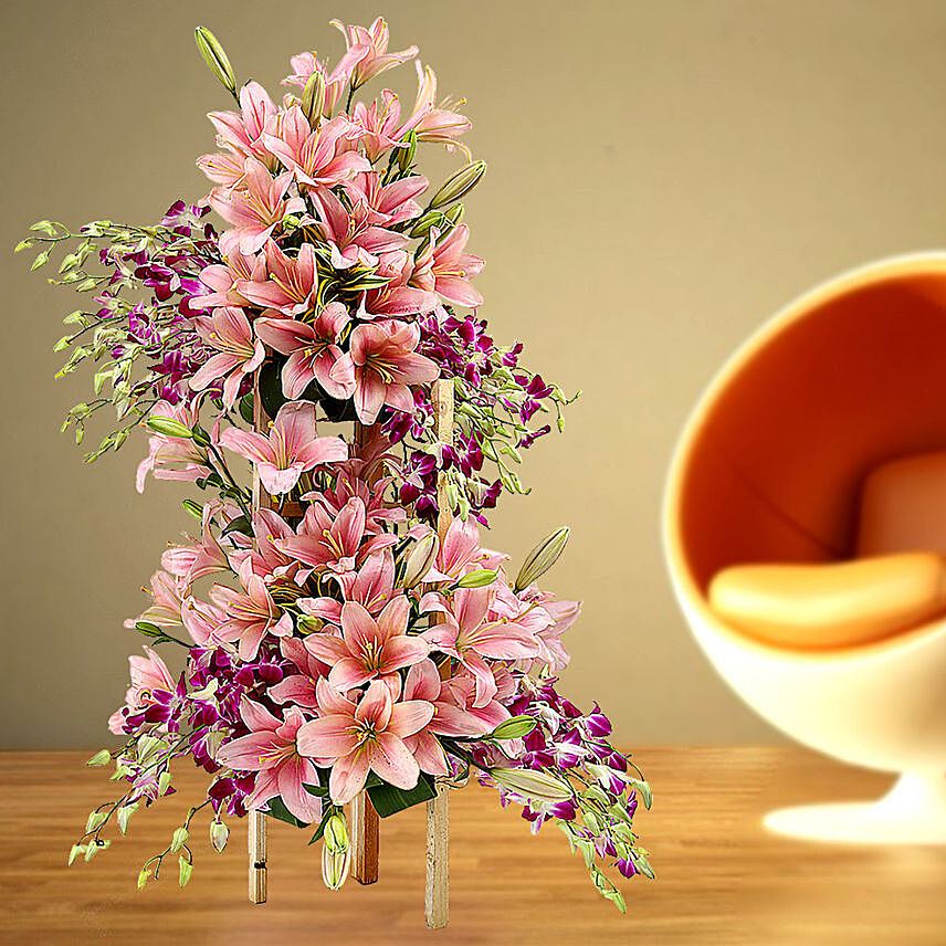 Grand Celebratory Bouquet:  Lilies flowers Bouquet