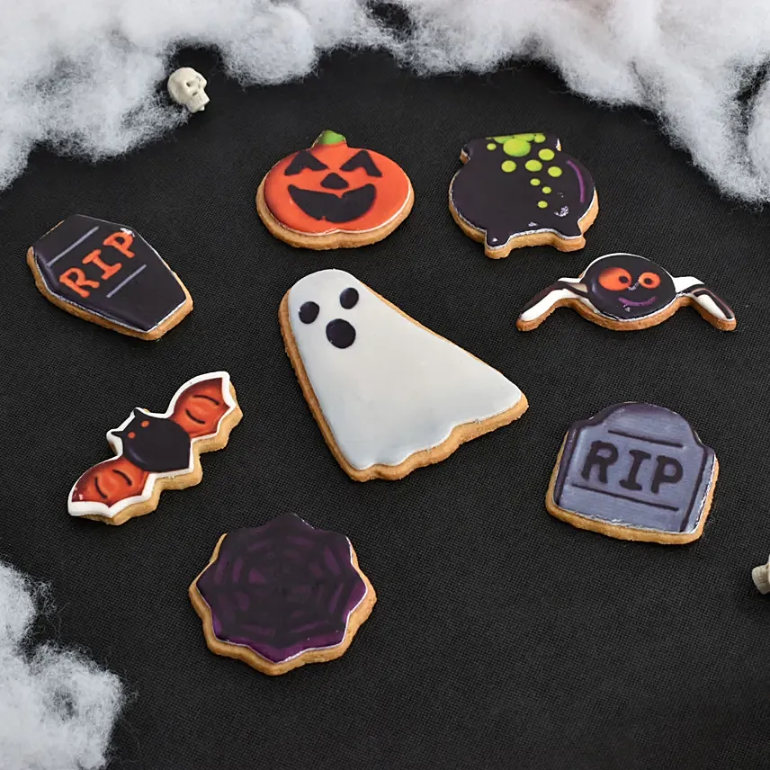 Halloween Cookies 8 Pcs: Halloween Gifts