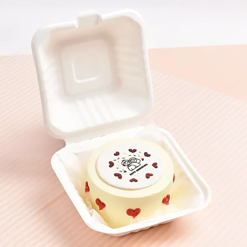 Happy Anniversary Mono Choco Cake: Bento Cakes