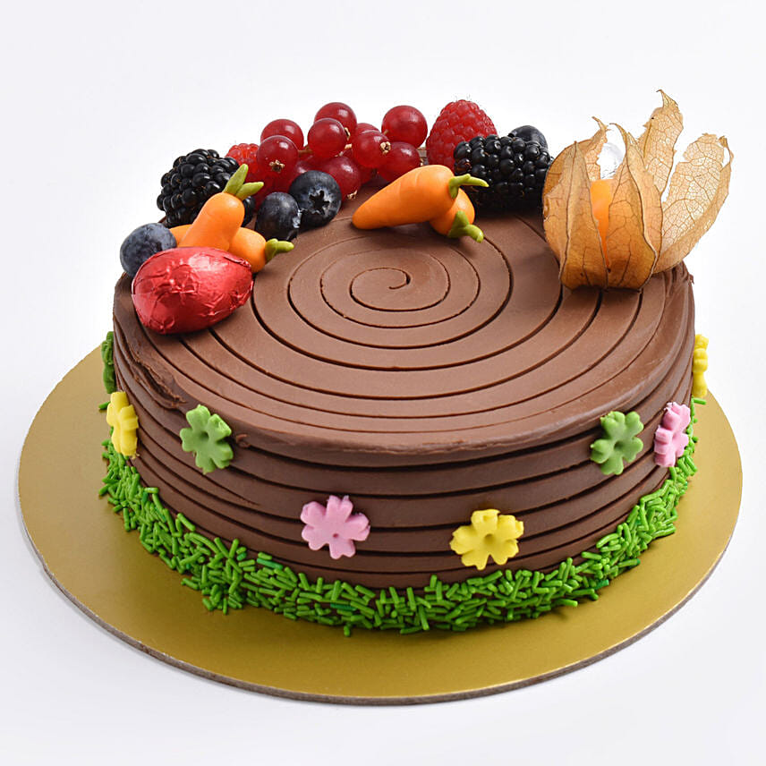 Happy Easter Chocolate Cake 4 Portion: Fresh & Flavourful Cakes