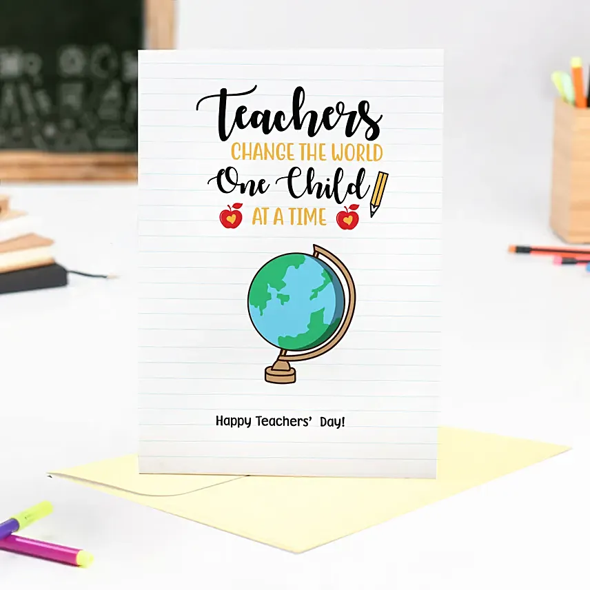 Happy Teachers Day Greeting Card: Teachers Day Gifts 