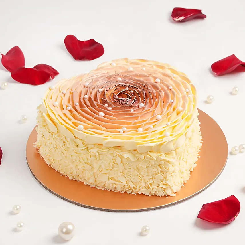 Heart of Rose Cake: Promise Day Gift Idea 