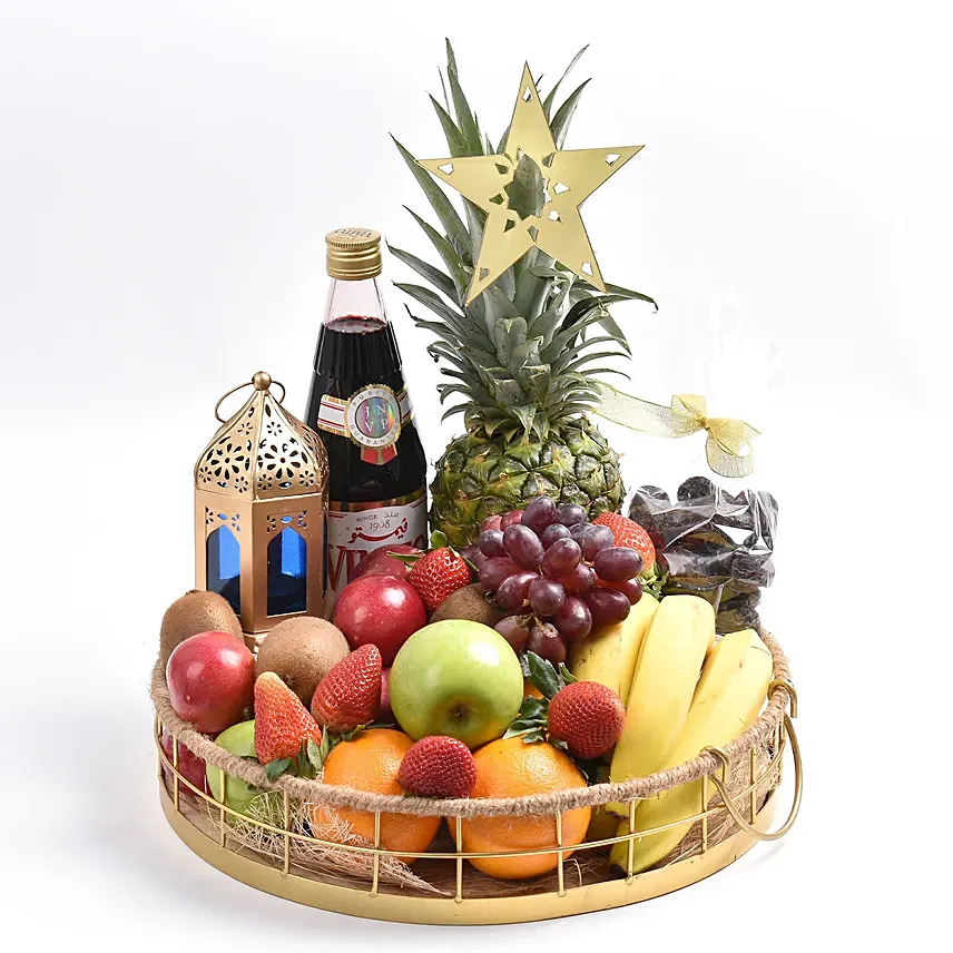 Hearty Greetings Fruits Basket: Food N Drink Combos