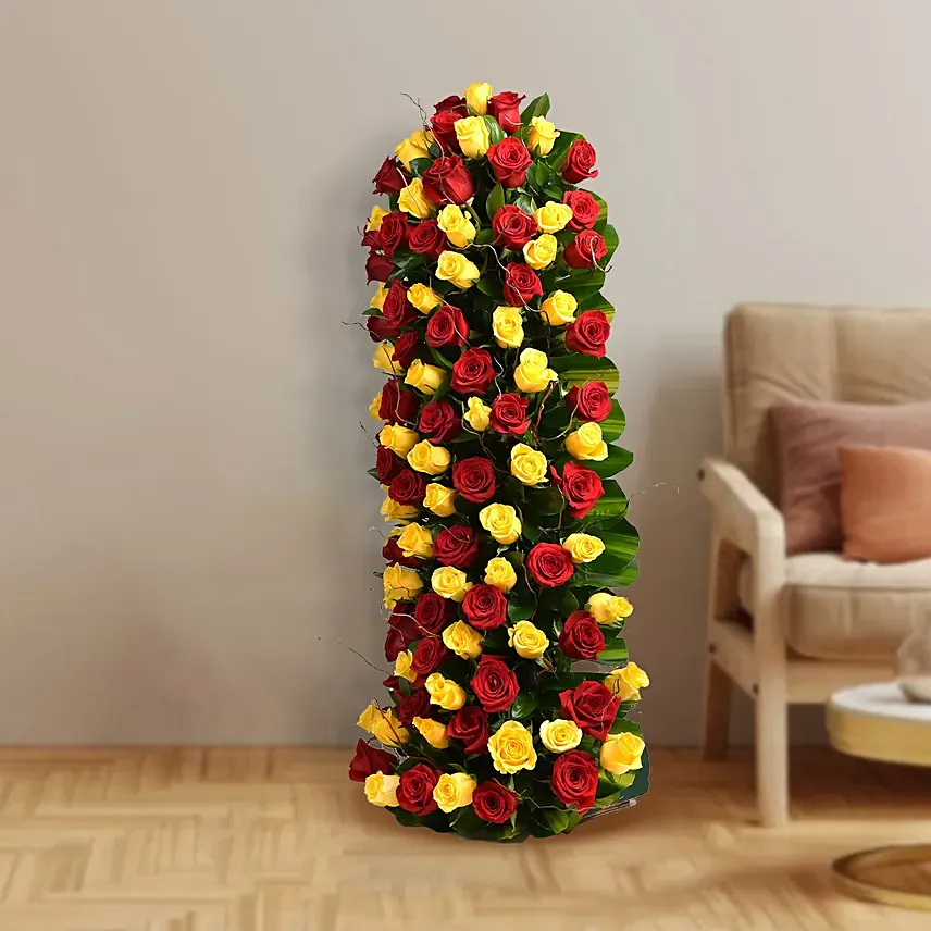 Height of Rosy Love: Hug Day Flowers 