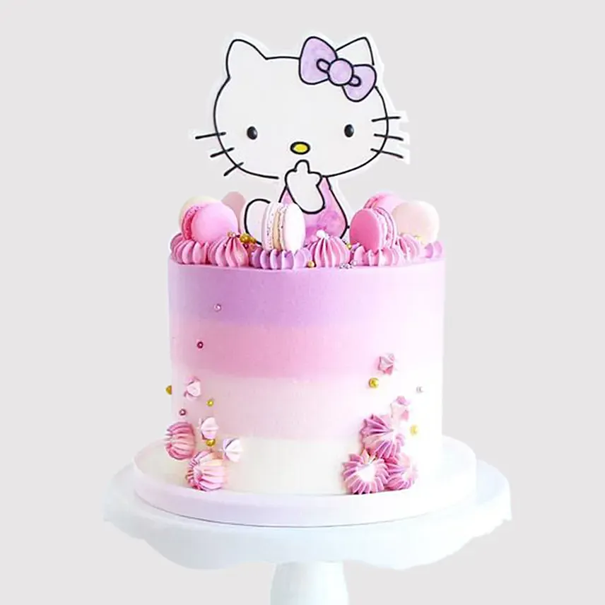 Hello Kitty Colourful Cake: 