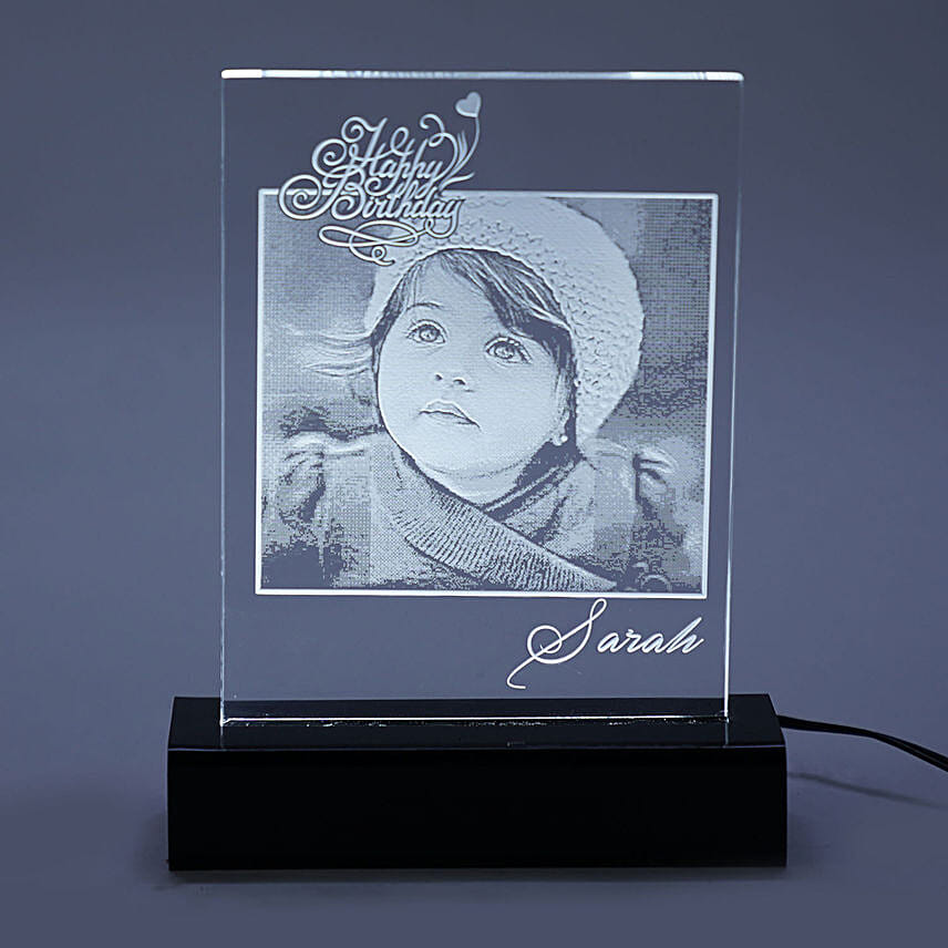 Illuminating Personalized Frame: Rakhi Gifts 