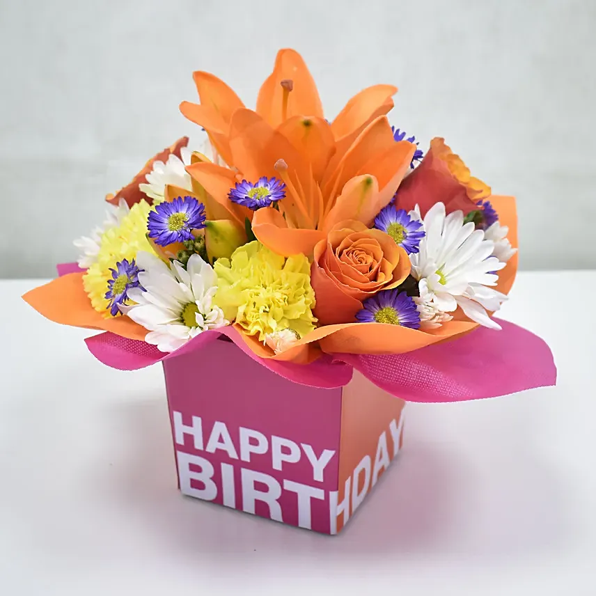 Its Your Birthday: Yellow Roses Bouquet
