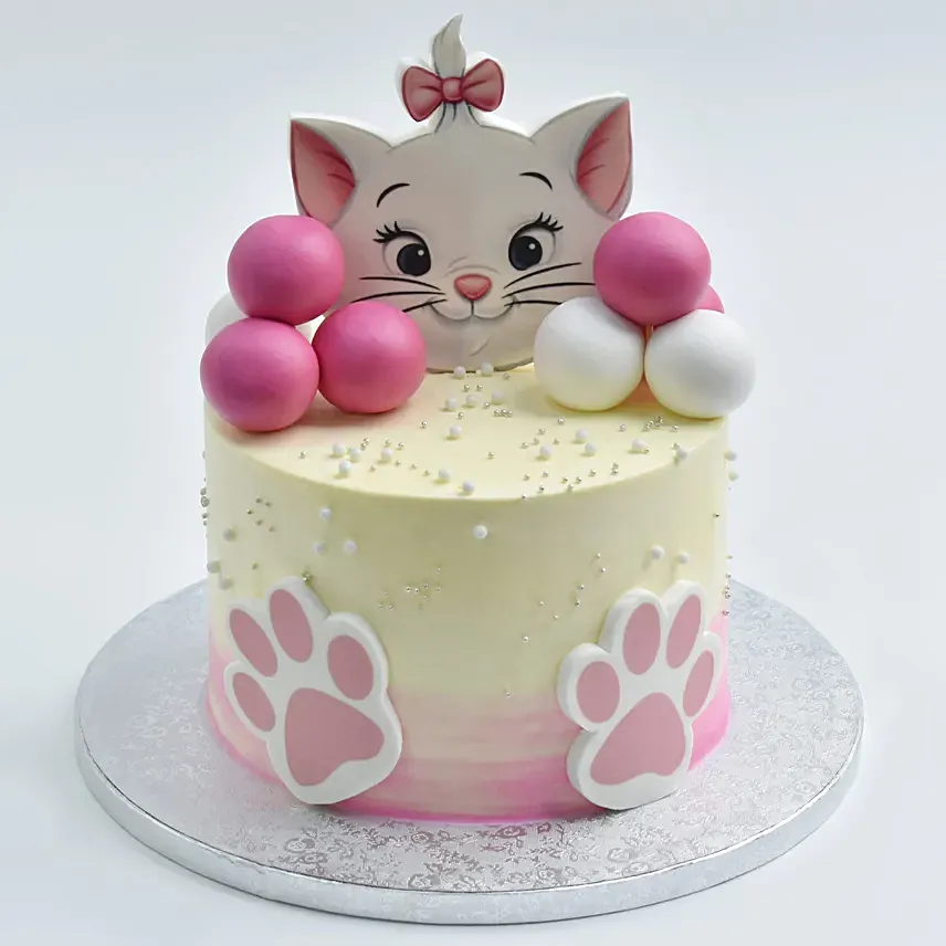 Kitty Cat Cake: Kids Birthday Cakes
