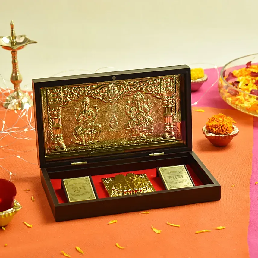 Laxmi Ganesha Premium gift Box: Diwali Gifts : 1 Hour & Same Day Delivery