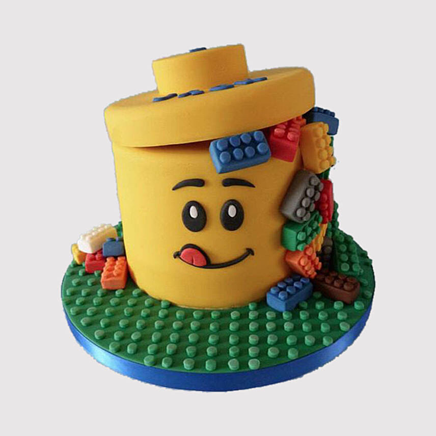 Lego Box Cake: Lego Birthday Cake