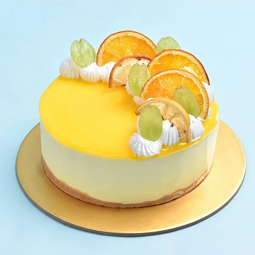 Lemon Cheese Cake: Birthday Cakes to Abu Dhabi