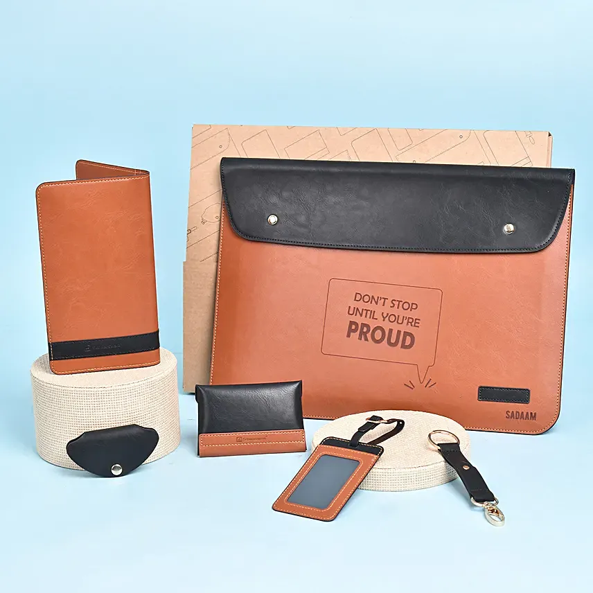 Lifestyle Gift Set: Leather Wallet