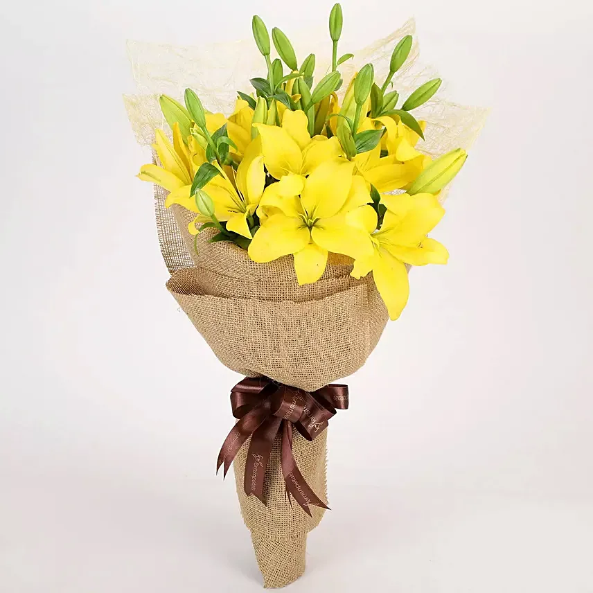 Lilies Pretty As You Are: Yellow Flowers