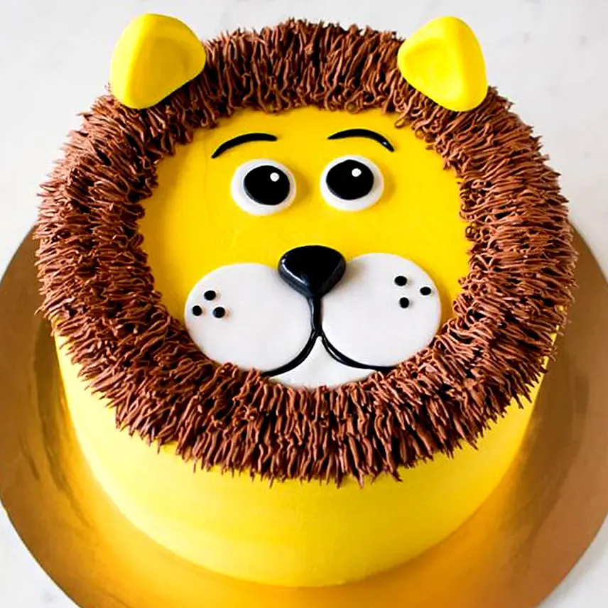 Lion King Designer Cake: Fudge Cakes