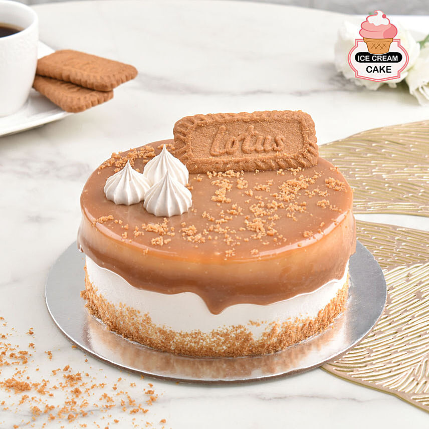 Lotus Ice Cream Cake: 