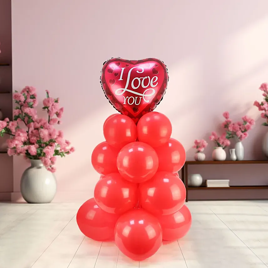 Love Balloons Stand: Balloons