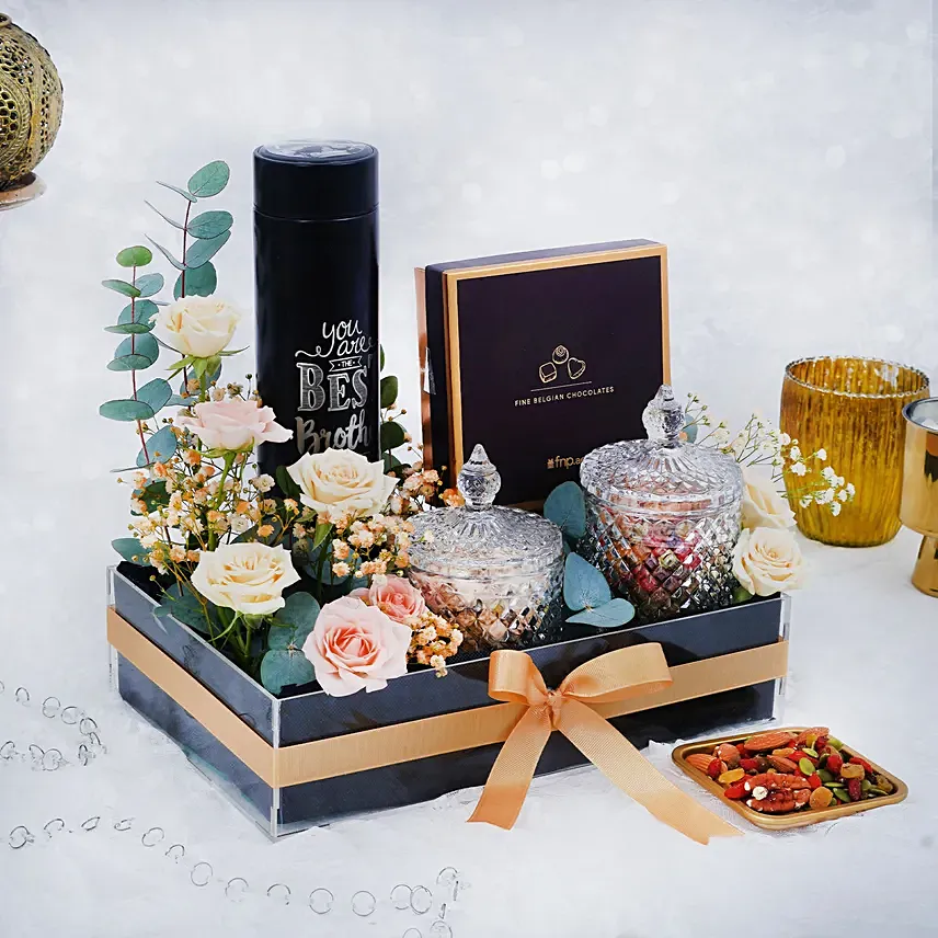 Love to My Brother Hamper: Bhai Dooj Gift Hampers 