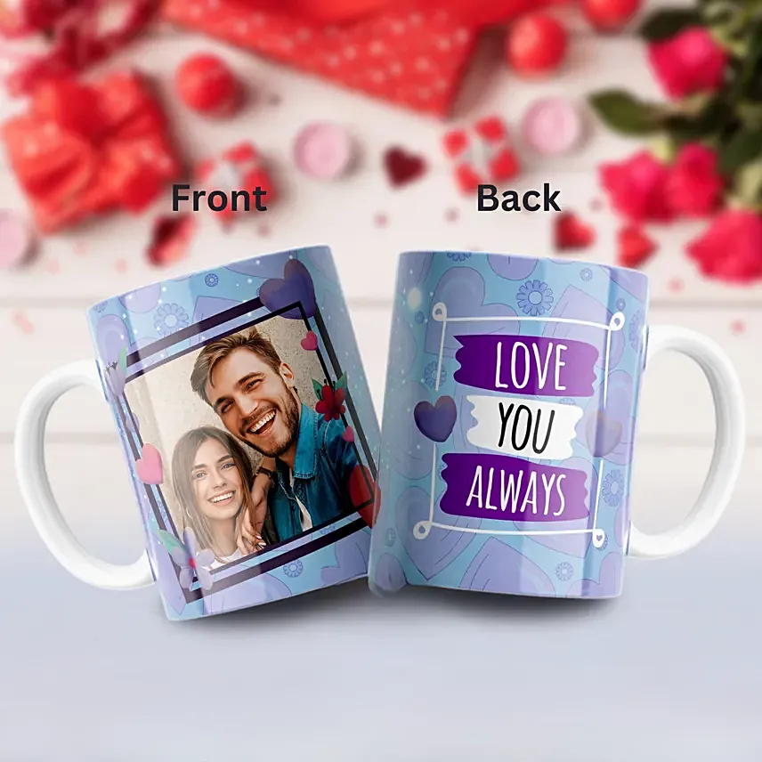 Love You Always Mug: Personalised Gifts for Anniversary