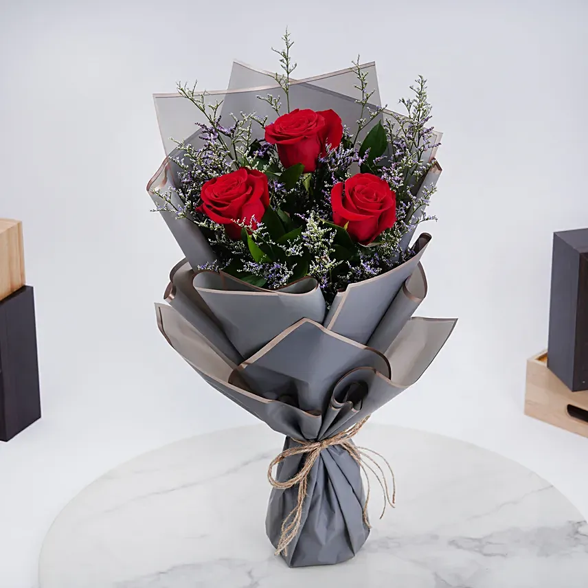 Magnificent Red Rose Bouquet: Gifts Under 99