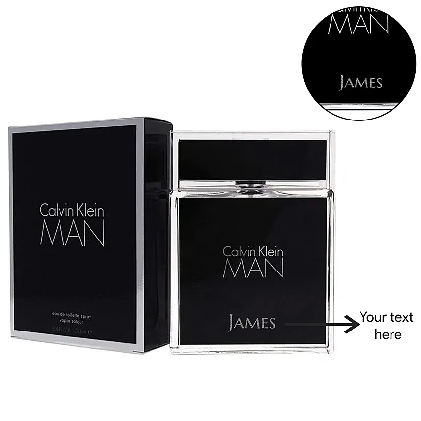Man by Calvin Klein for Men EDT Personalised: 