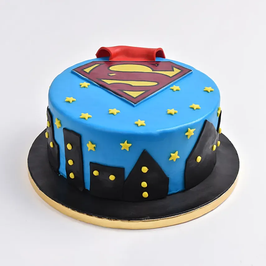 Man Of Steel Surprise Cake: Cakes for Kids