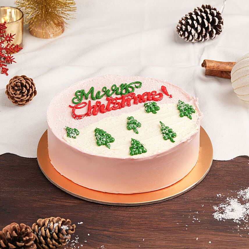 Merry Christmas Happiness Cake: Christmas Cakes