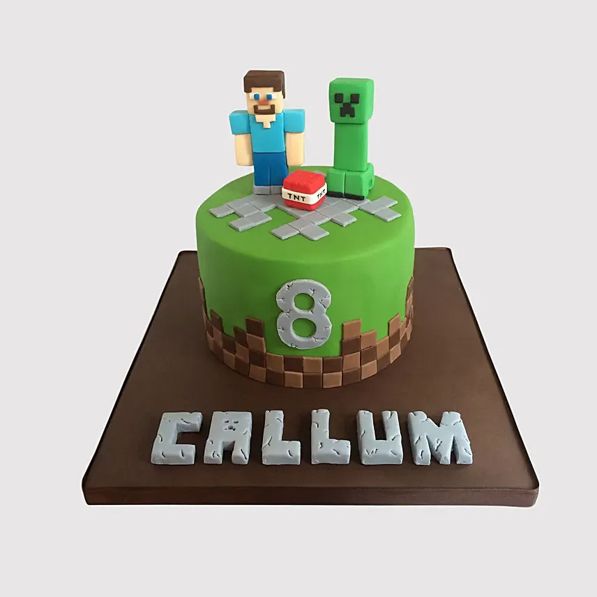 Minecraft Steve Cake: Minecraft Cake
