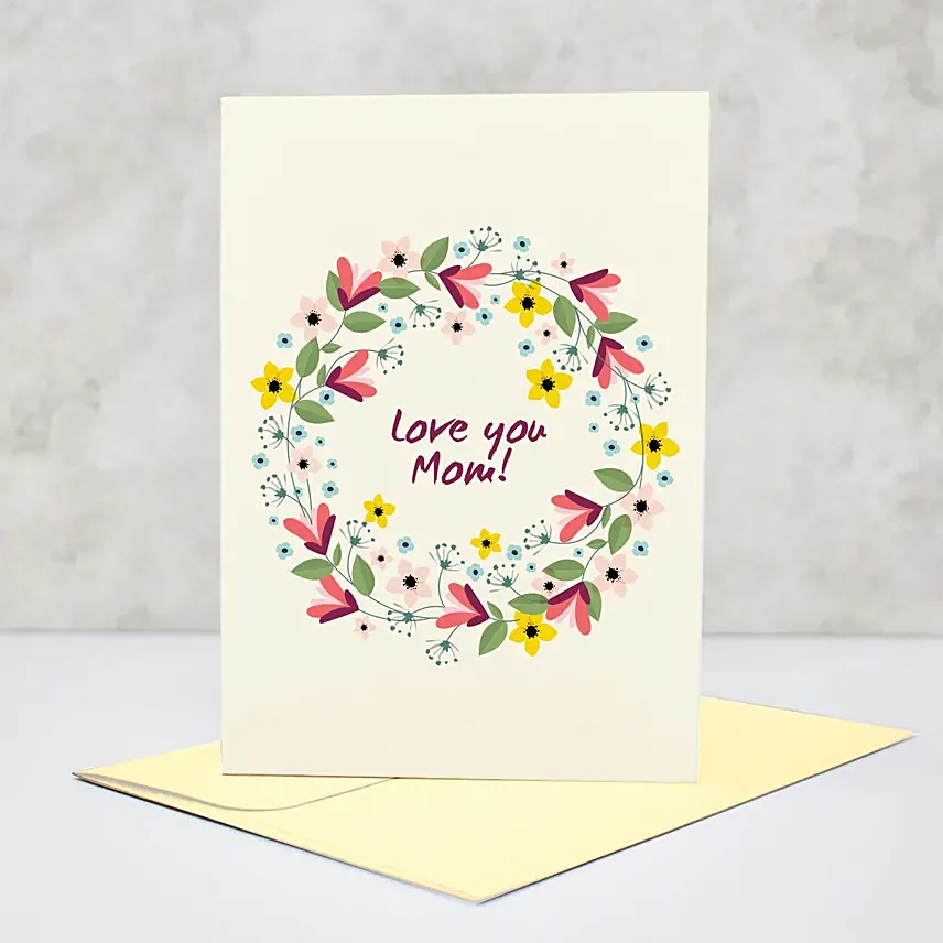 Special Love You Mom Greeting Card: Greeting Cards 