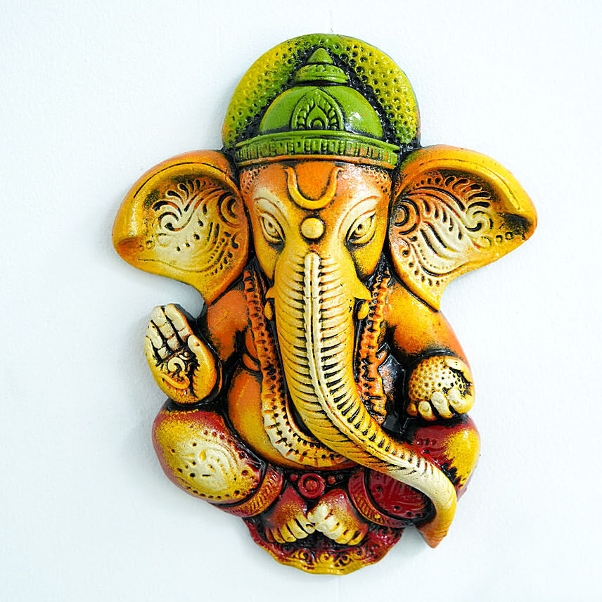 Multicolor Ganesha Wall Hanging: Gifts For Holi