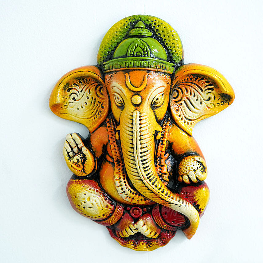 Multicolor Ganesha Wall Hanging: Home Decor Items