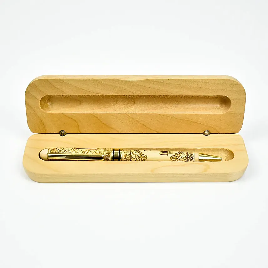 National Day Engraved Pen in Box: National Day Gifts